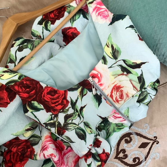 Sherri Hill Floral Cocktail Dress - Picture 11 of 14